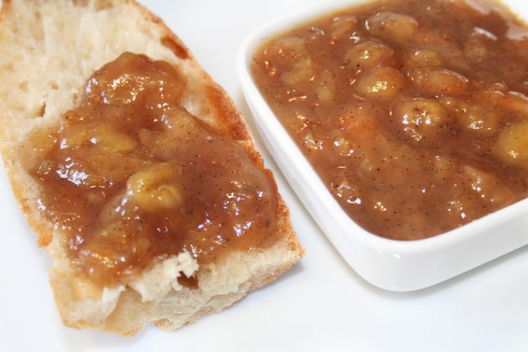 Confiture de bananes rhum et vanille
