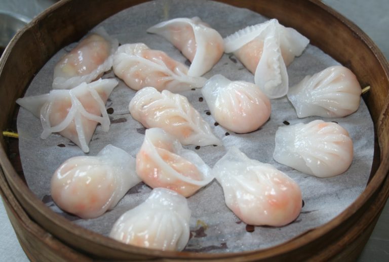 Raviolis aux crevettes har gow
