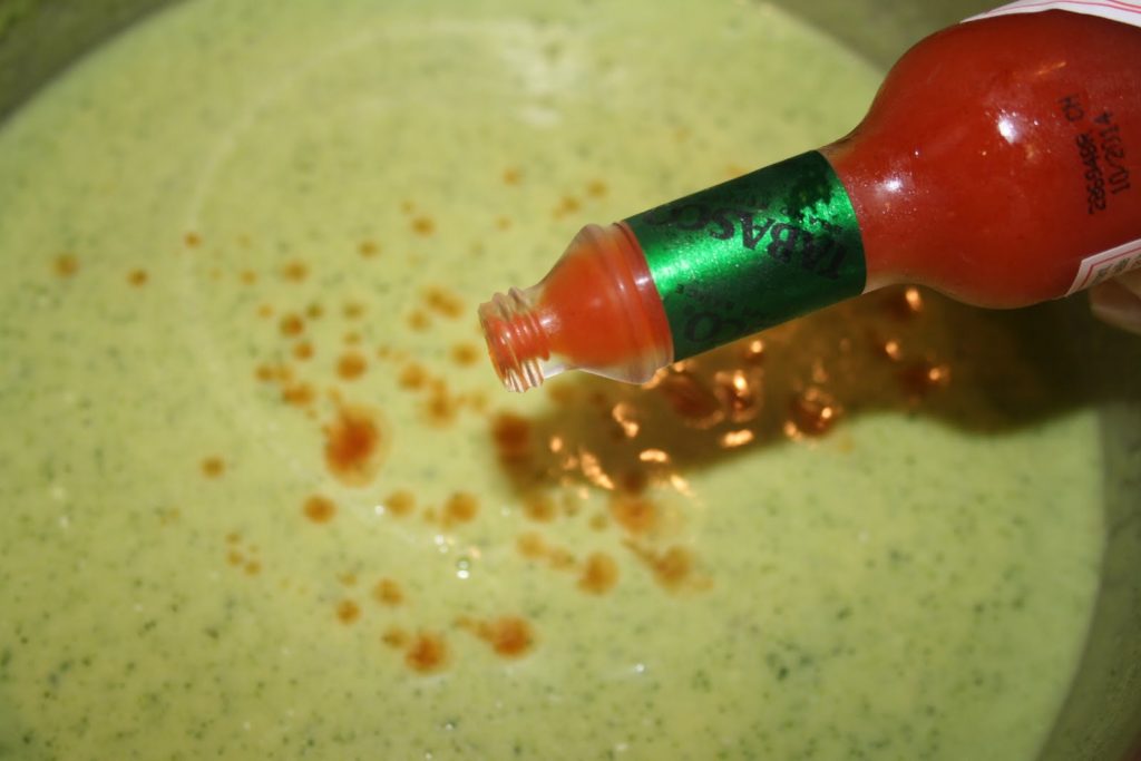 Soupe froide de courgettes