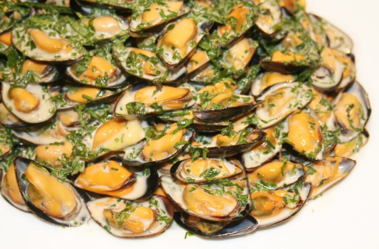 Moules froides a l estragon