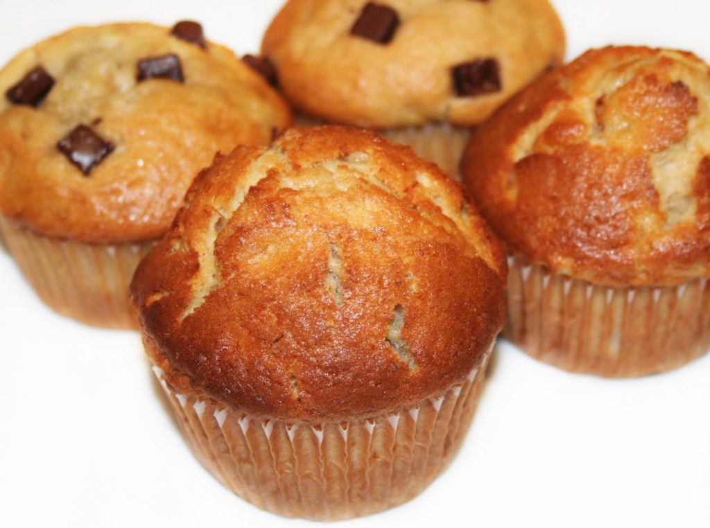 Muffins chocolat banane