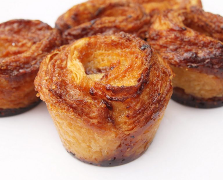 Kouignettes aux framboises