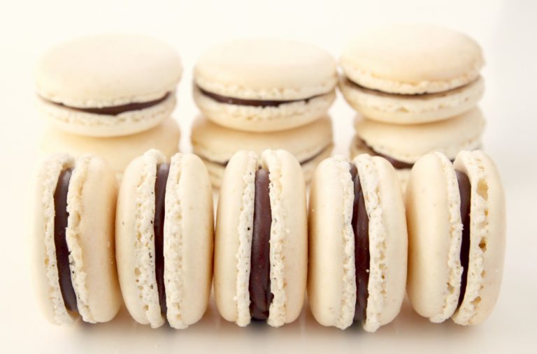 Macarons chocolat caramel