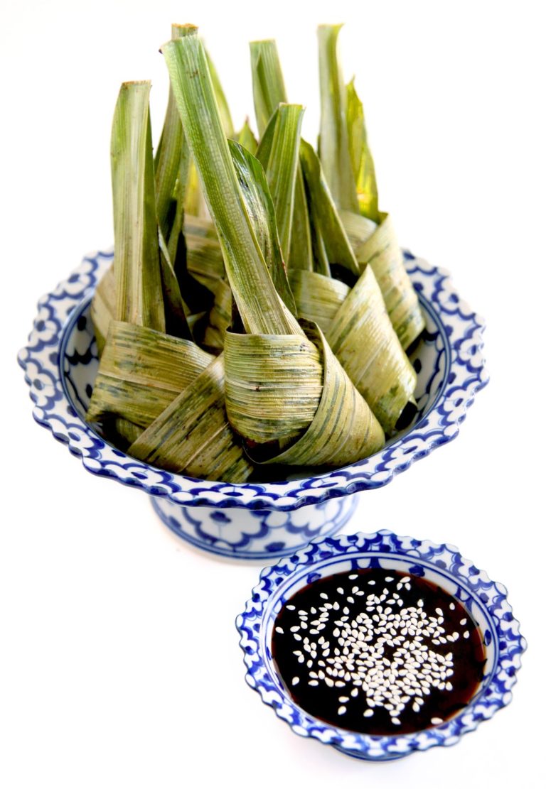Poulet aux feuilles de pandanus