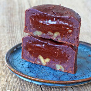 Mi-cuit au chocolat orange et noix